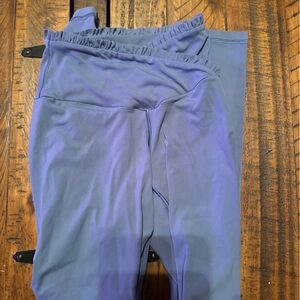 Blue Athletic Leggings Aerie Size small